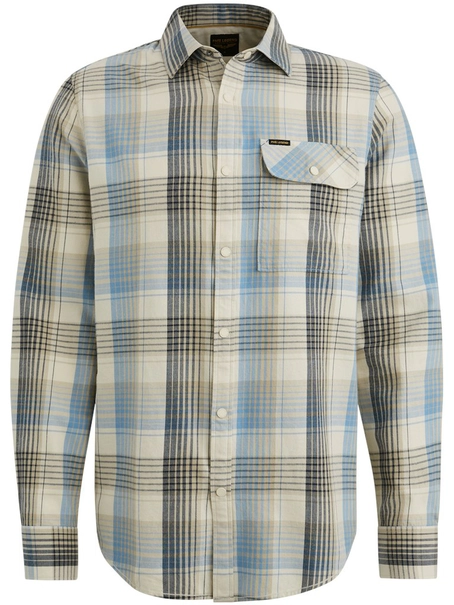 PME Legend Long Sleeve Shirt Yarn Dyed Twill