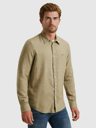 PME Legend LONG SLEEVE SHIRT YarnDyed Grindle
