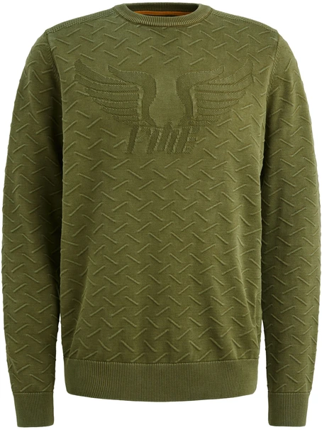 PME Legend R-neck cotton garment dye stone wa