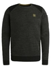 PME Legend R-neck cotton rib melee knit