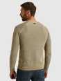 PME Legend R-neck cotton rib melee knit