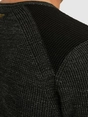 PME Legend R-neck cotton rib melee knit