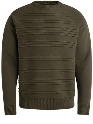 PME Legend R-neck knit sweat combination
