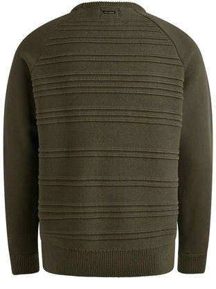 PME Legend R-neck knit sweat combination