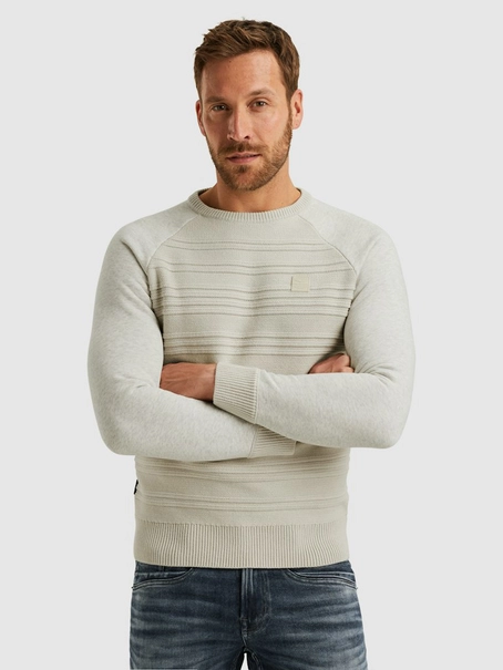 PME Legend R-neck knit sweat combination