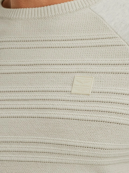 PME Legend R-neck knit sweat combination
