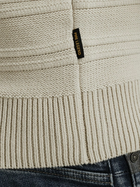 PME Legend R-neck knit sweat combination