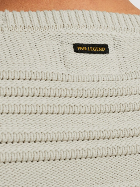 PME Legend R-neck knit sweat combination