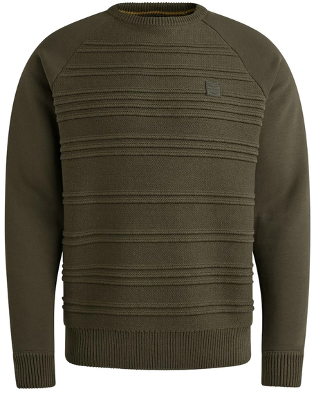 PME Legend R-neck knit sweat combination