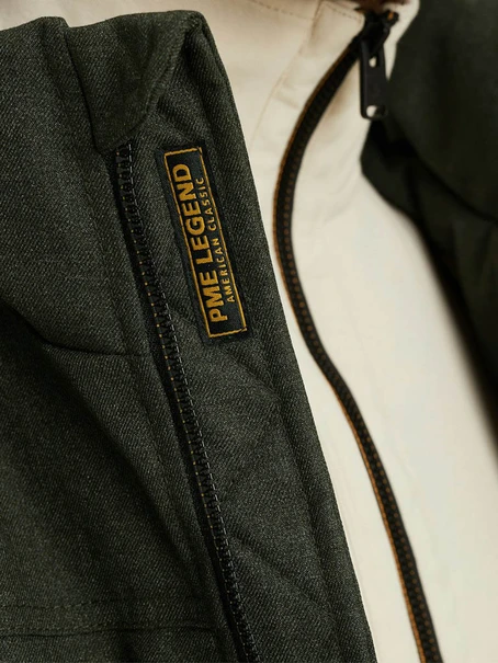 PME Legend Semi long jacket STRATOR Melange T