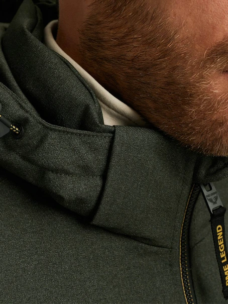 PME Legend Semi long jacket STRATOR Melange T