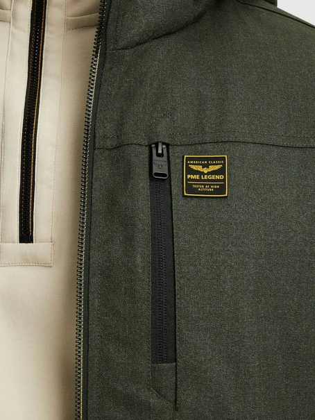 PME Legend Semi long jacket STRATOR Melange T