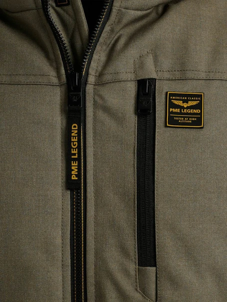 PME Legend Semi long jacket STRATOR Melange T