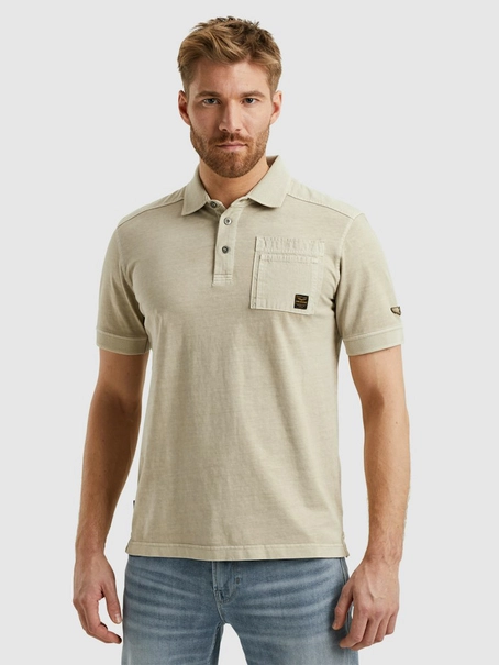 PME Legend Short sleeve polo cargo garment dy