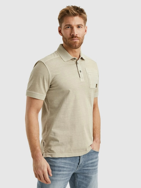 PME Legend Short sleeve polo cargo garment dy
