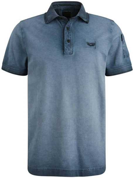 PME Legend Short sleeve polo cold dye pique