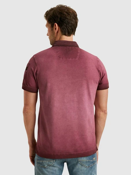 PME Legend Short sleeve polo cold dye pique