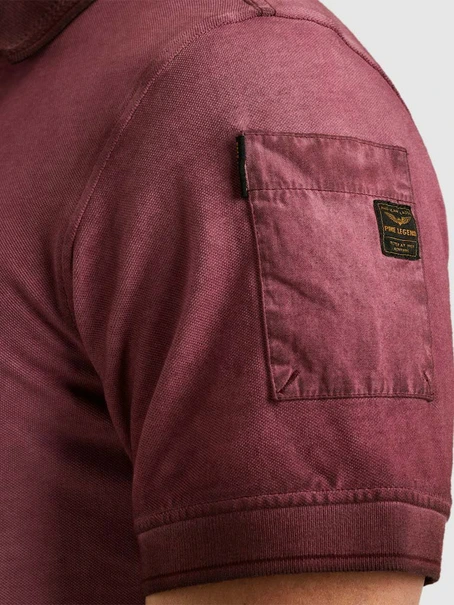 PME Legend Short sleeve polo cold dye pique
