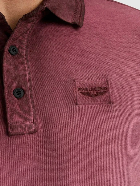 PME Legend Short sleeve polo cold dye pique