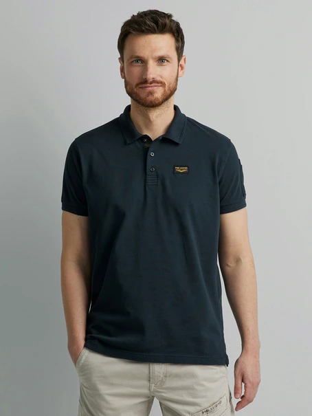 PME Legend Short sleeve polo cotton elastan p