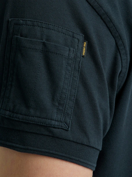 PME Legend Short sleeve polo cotton elastan p