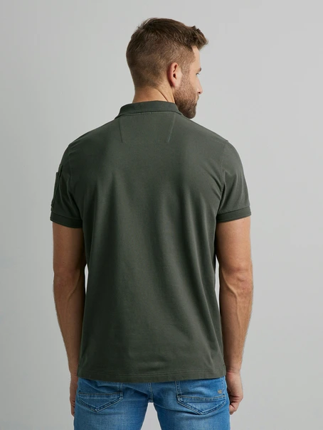 PME Legend Short sleeve polo cotton elastan p