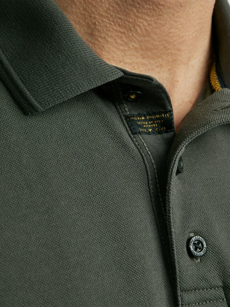 PME Legend Short sleeve polo cotton elastan p