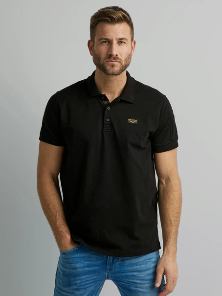 PME Legend Short sleeve polo cotton elastan p