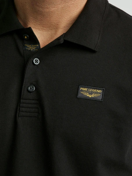 PME Legend Short sleeve polo cotton elastan p