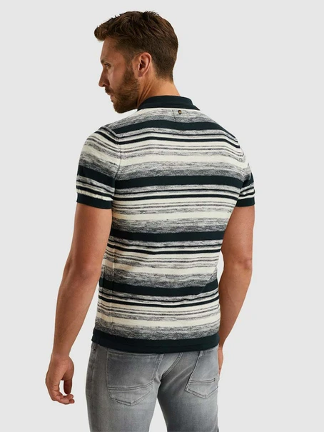 PME Legend Short sleeve polo cotton slub grad