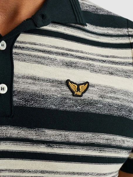 PME Legend Short sleeve polo cotton slub grad