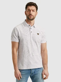 PME Legend Short sleeve polo fine pique aop