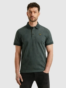 PME Legend Short sleeve polo fine pique aop