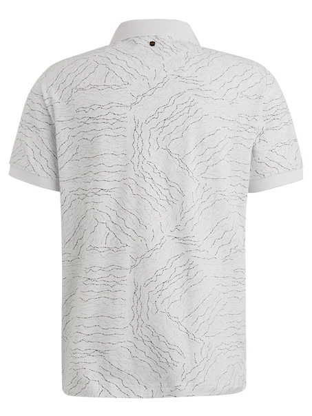 PME Legend Short sleeve polo fine pique aop