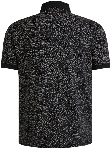 PME Legend Short sleeve polo fine pique aop