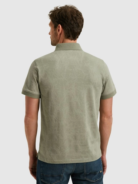 PME Legend Short sleeve polo fine pique aop
