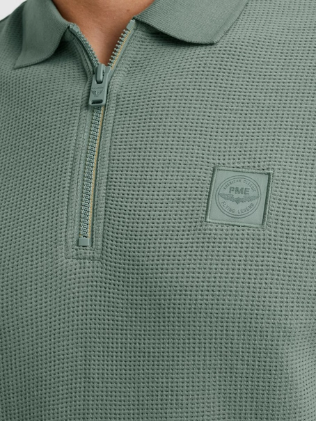 PME Legend Short sleeve polo flatback waffle