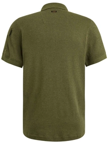 PME Legend Short sleeve polo interlock melang