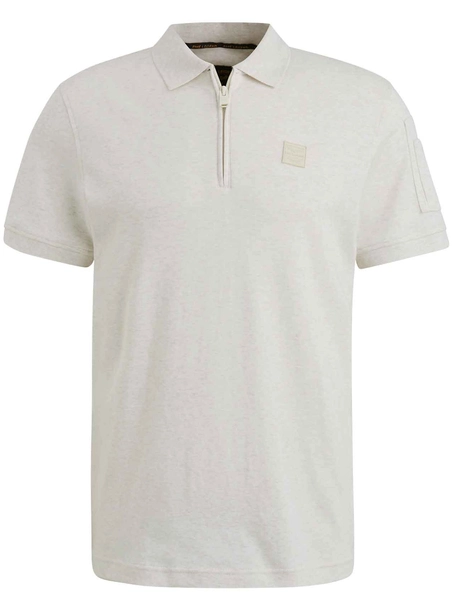 PME Legend Short sleeve polo interlock melang