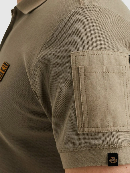PME Legend Short sleeve polo interlock pique