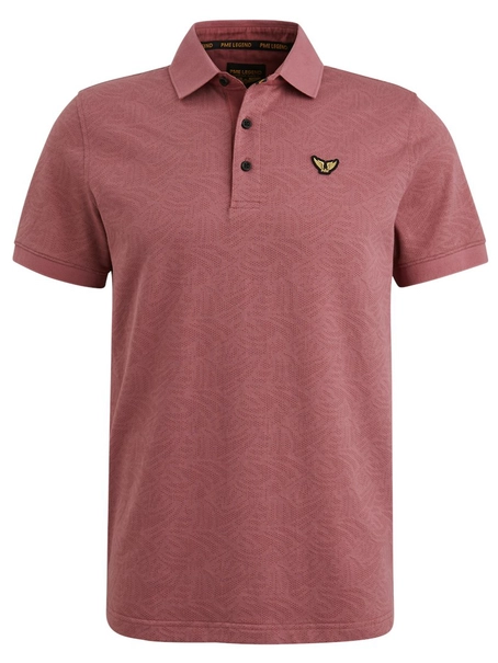PME Legend Short sleeve polo Jacquard jersey