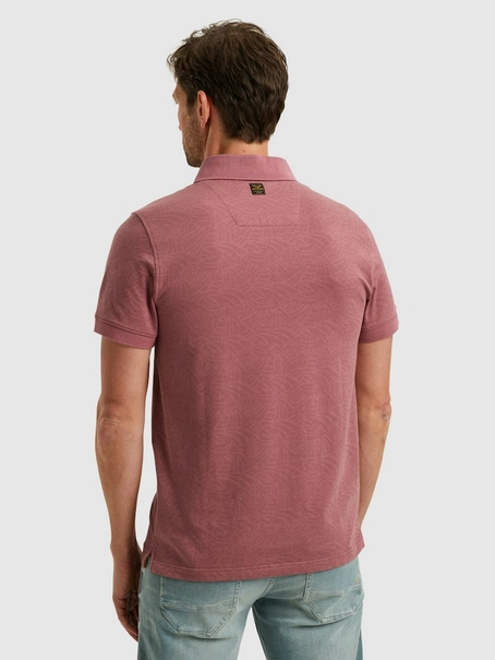 PME Legend Short sleeve polo Jacquard jersey