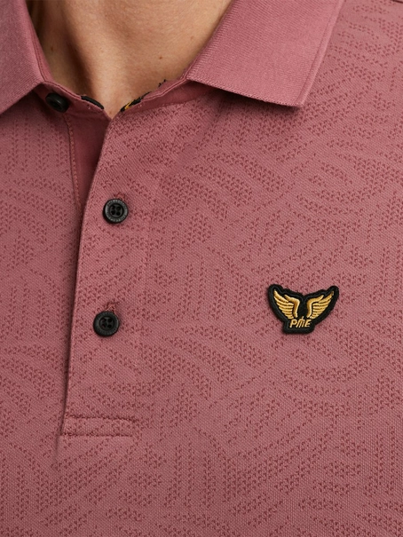 PME Legend Short sleeve polo Jacquard jersey