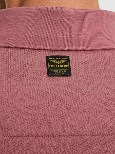 PME Legend Short sleeve polo Jacquard jersey