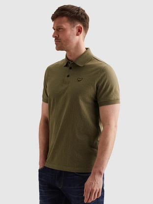 PME Legend Short sleeve polo jersey jacquard