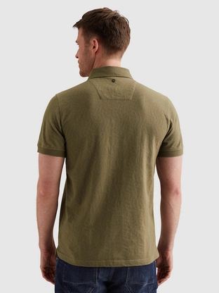 PME Legend Short sleeve polo jersey jacquard
