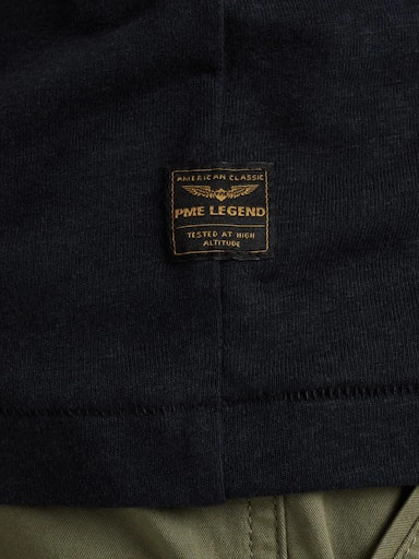 PME Legend Short sleeve polo linen blend
