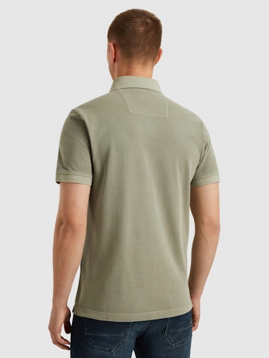 PME Legend Short sleeve polo pique garment dy