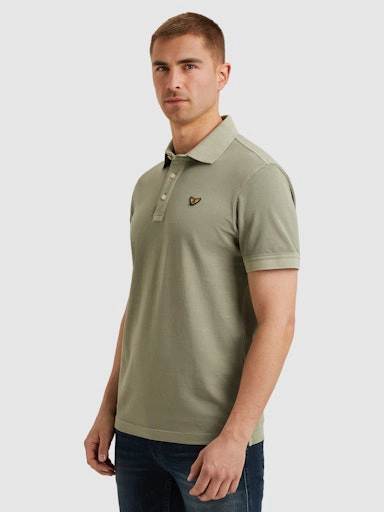 PME Legend Short sleeve polo pique garment dy
