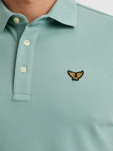 PME Legend Short sleeve polo pique garment dy